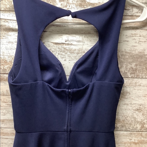 B Darlin - A-Line - Sleeveless Dress - Navy Blue - Juniors Size 3/4 - Picture 6 of 7